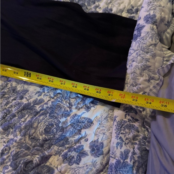 Antonio Melani  Navy Linen Women's Black Tailored Pants - Picture 5 of 6